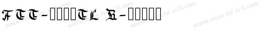 FTT-シャドウTL B字体转换